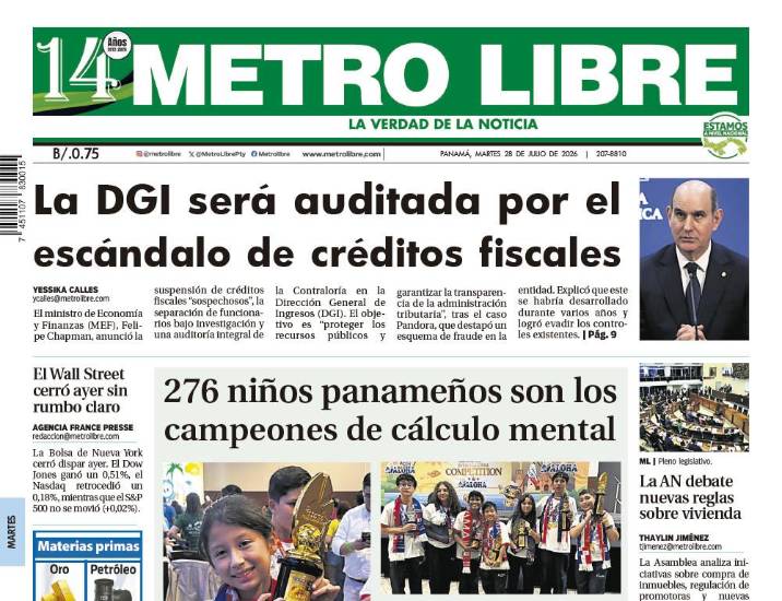 Portada del 28 de julio de 2026