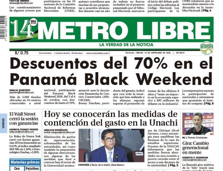 Portada del 18 de septiembre de 2026