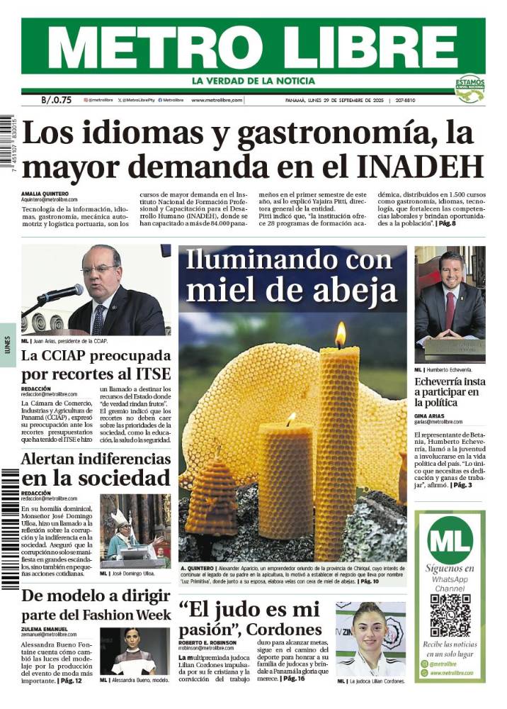Portada del 29 de septiembre de 2025