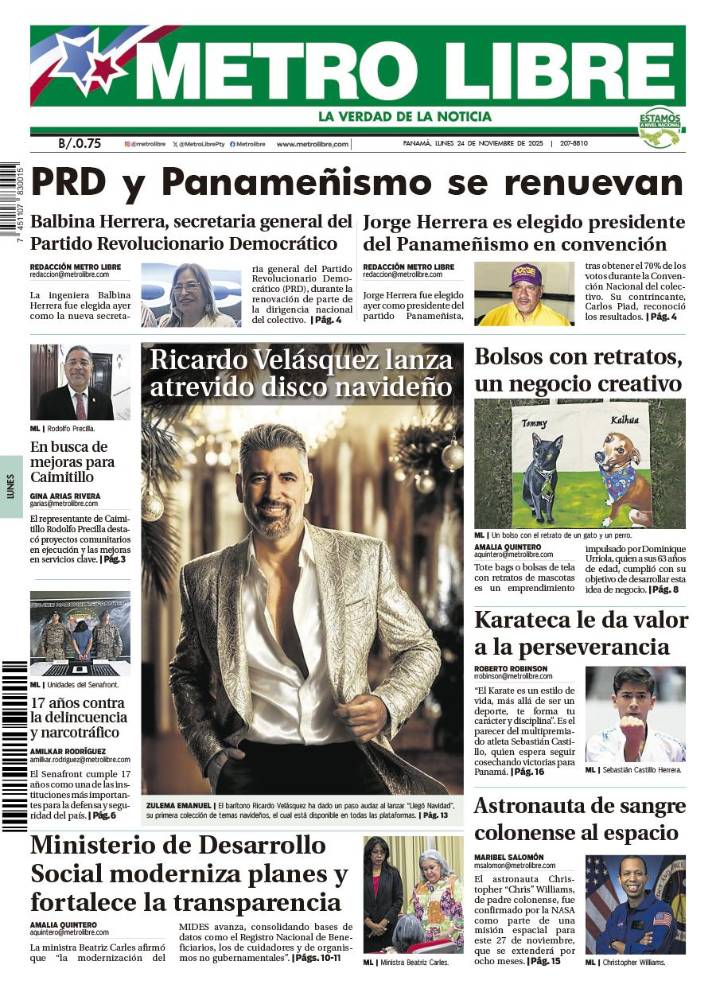 Portada del 24 de noviembre de 2025