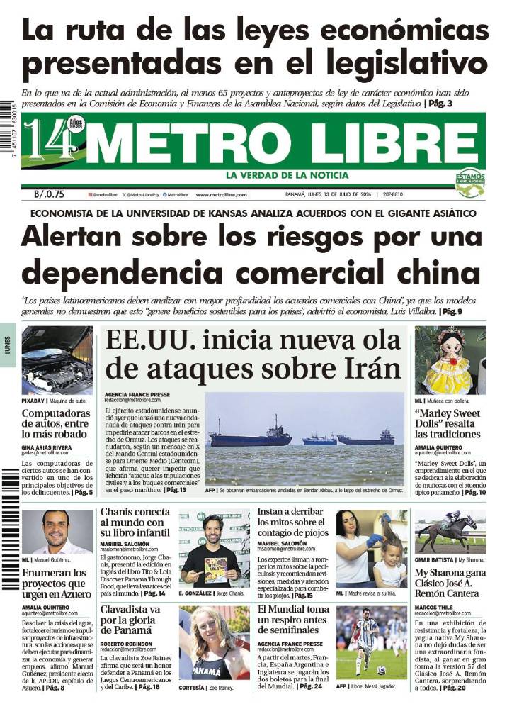 Portada del 13 de julio de 2026