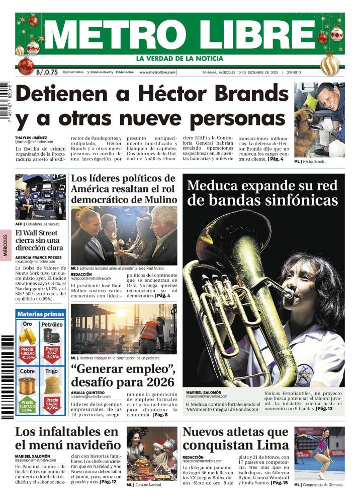 Portada del 10 de diciembre de 2025