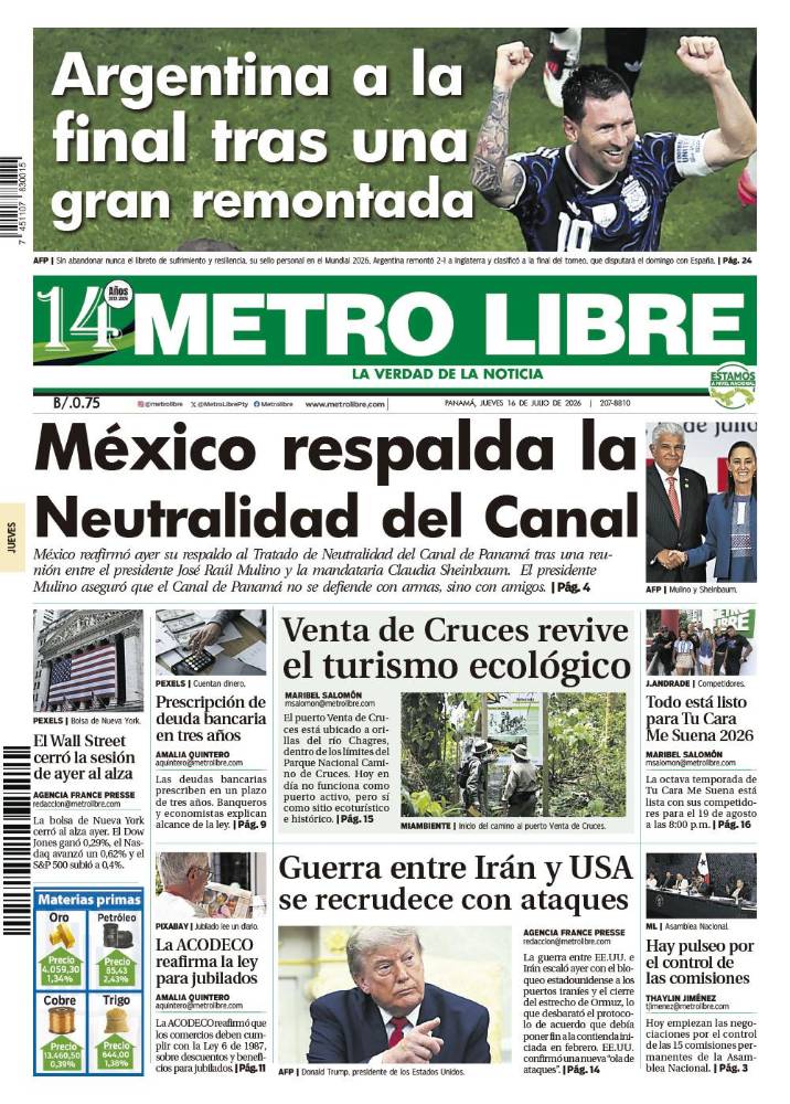 Portada del 16 de julio de 2026