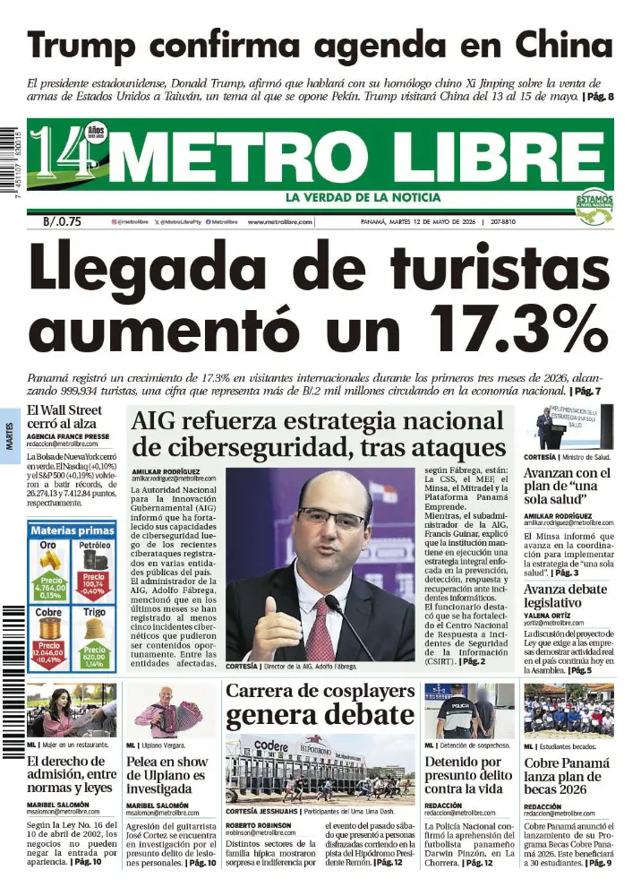 Portada del 12 de mayo de 2026