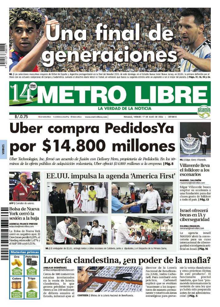 Portada del 17 de julio de 2026