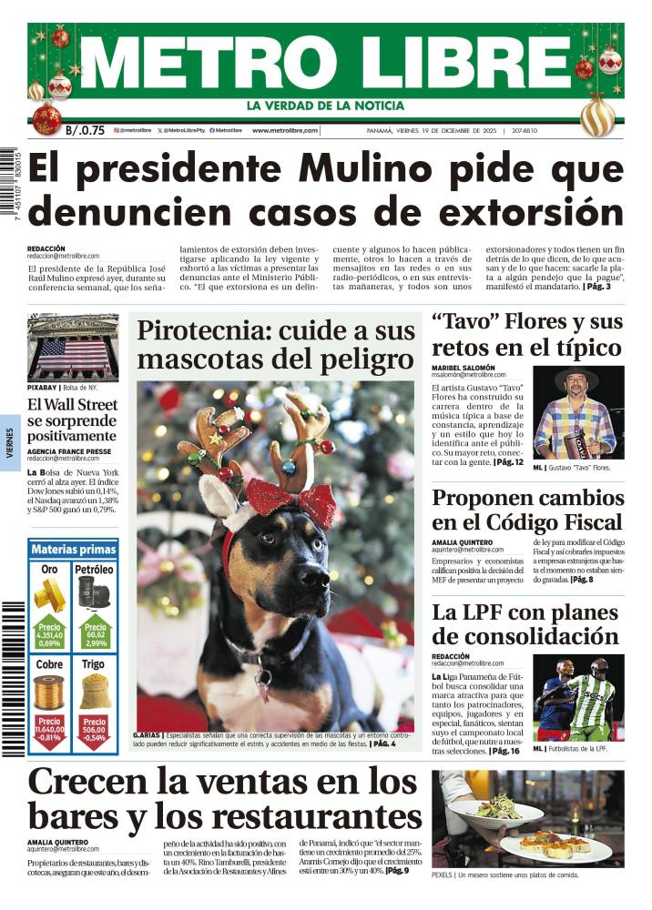 Portada del 19 de diciembre de 2025