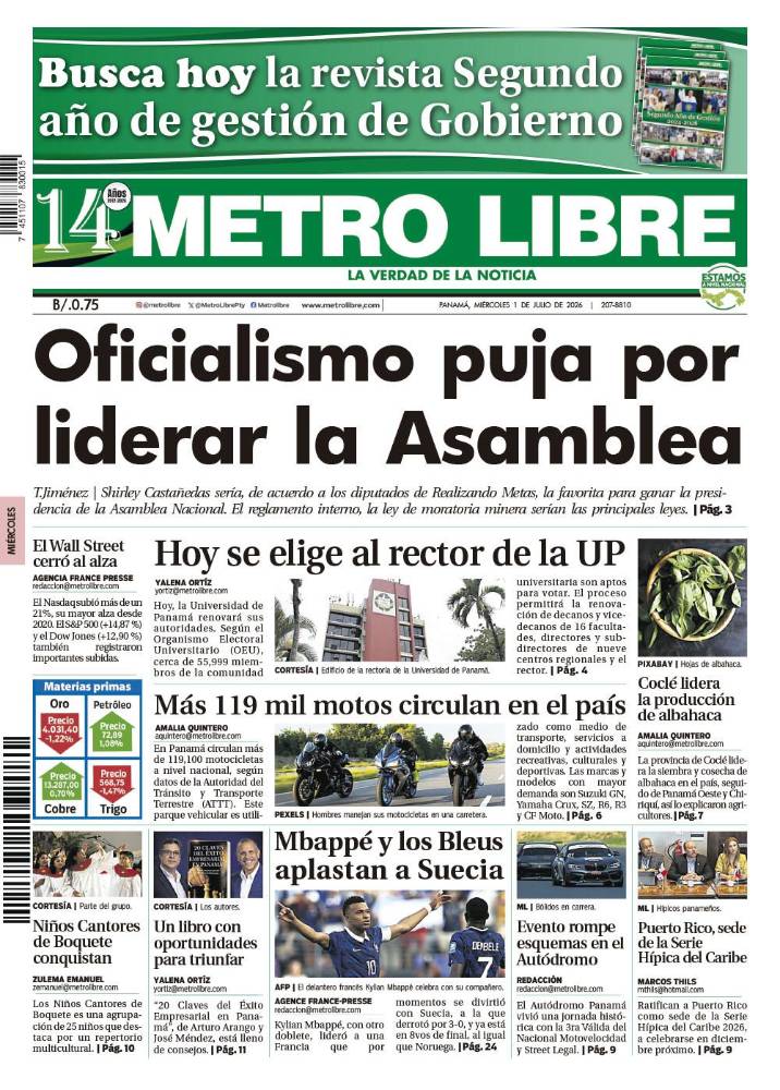 Portada del 1 de julio de 2026