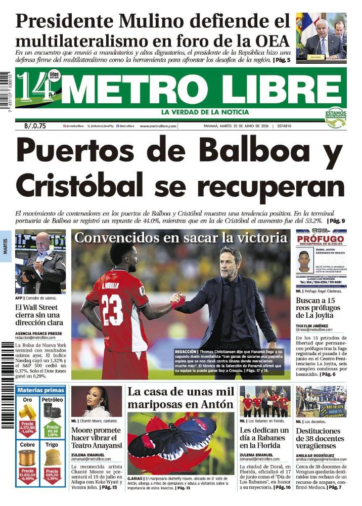 Portada del 23 de junio de 2026