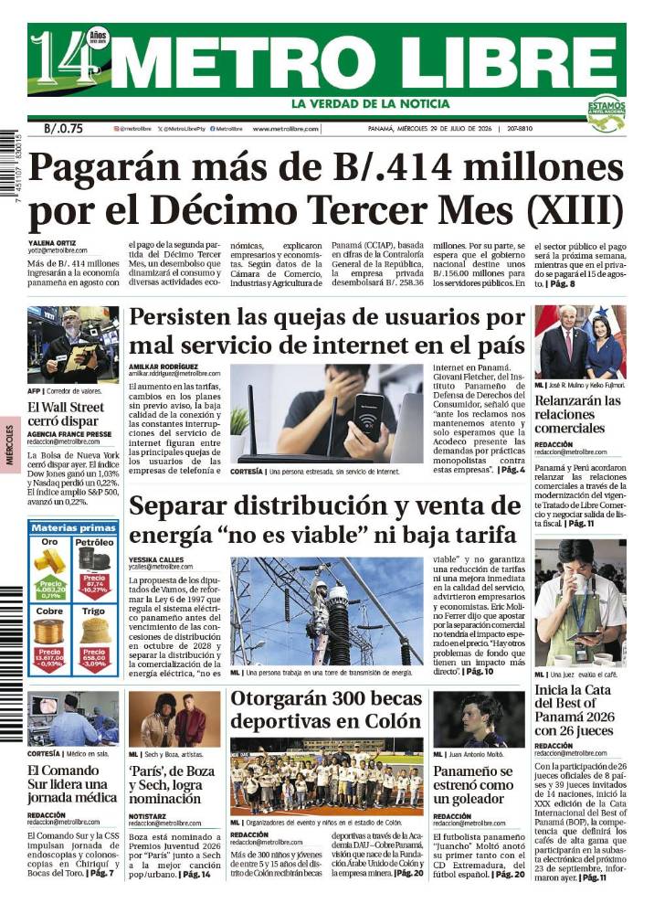 Portada del 29 de julio de 2026