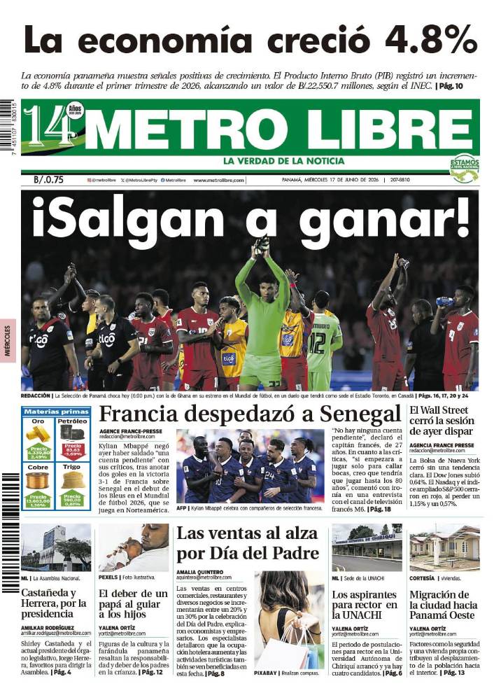 Portada del 17 de junio de 2026