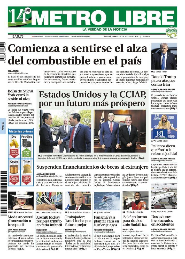 Portada del 24 de marzo de 2026