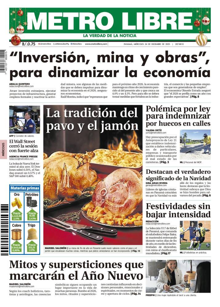 Portada del 24 de diciembre de 2025
