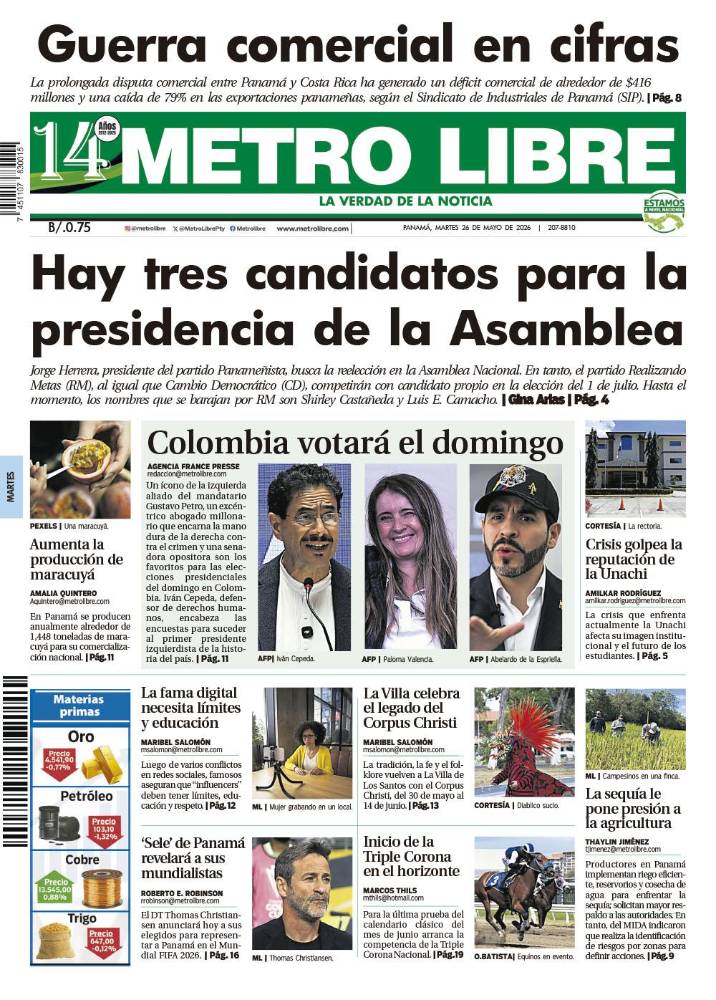 Portada del 26 de mayo de 2026
