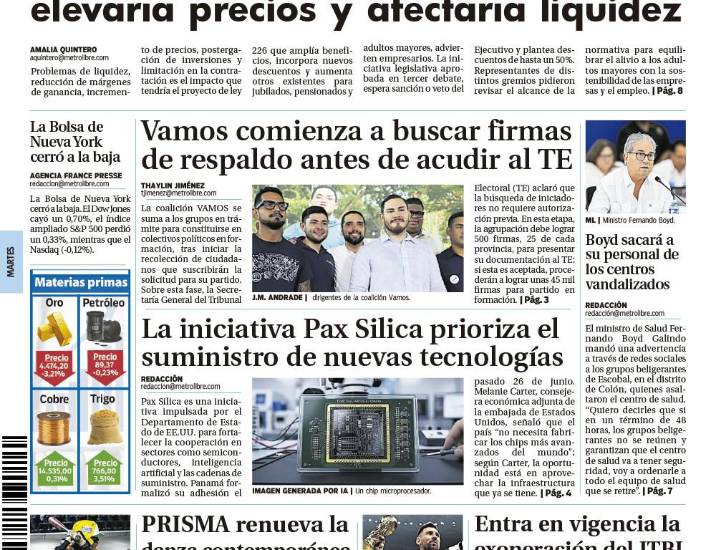 Portada del 1 de septiembre de 2026