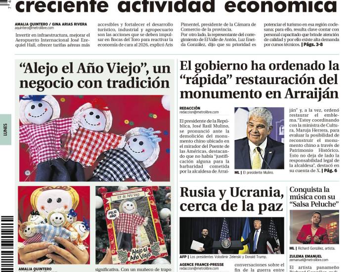 Portada del 29 de diciembre de 2025