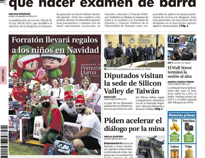 Portada del 26 de noviembre de 2025