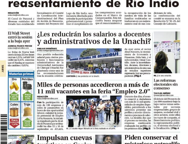 Portada del 17 de septiembre de 2026