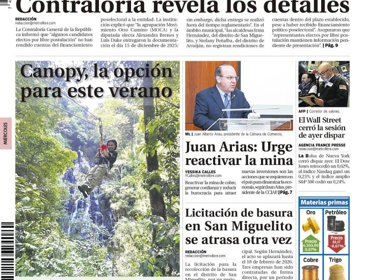 Portada del 17 de diciembre de 2025