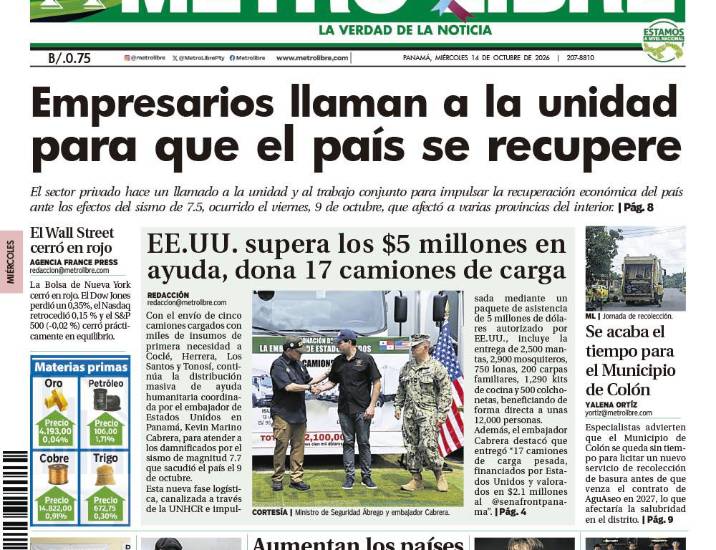 Portada del 14 de octubre de 2026