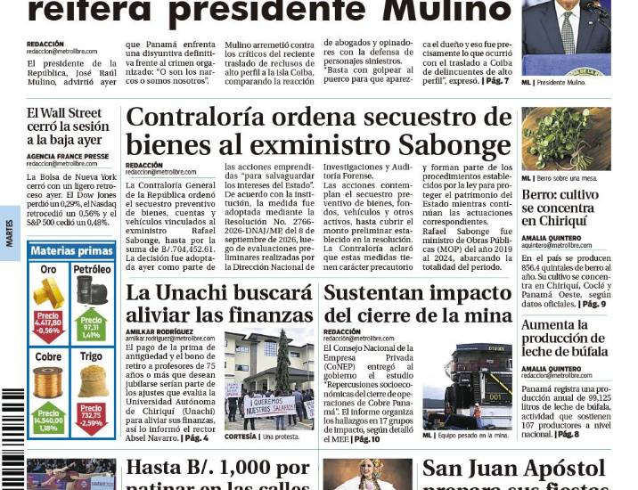 Portada del 15 de septiembre de 2026