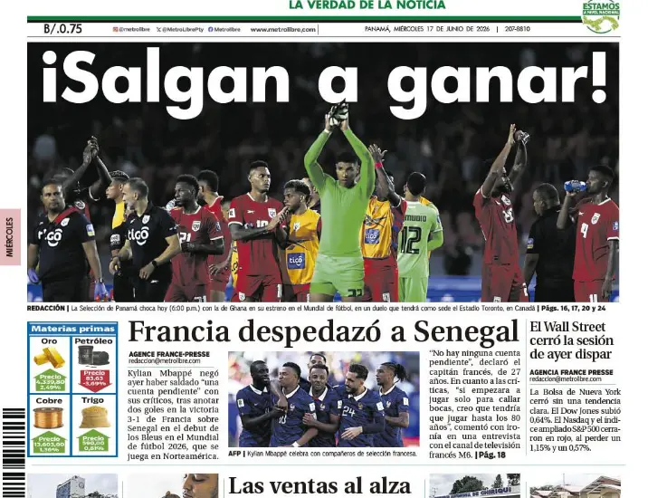 Portada del 17 de junio de 2026