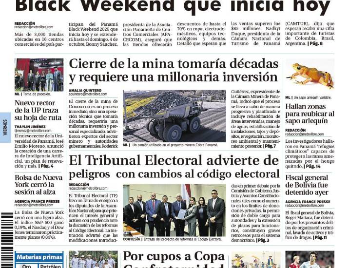 Portada del 2 de octubre de 2026