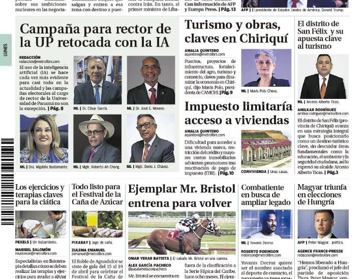 Portada del 13 de abril de 2026