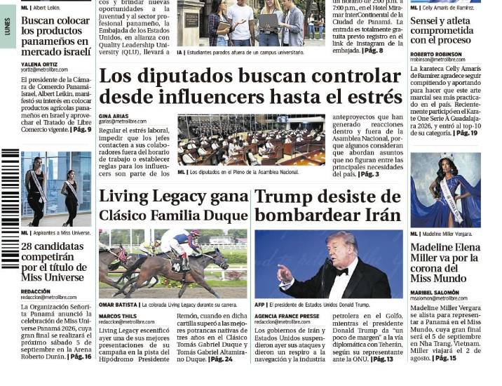 Portada del 27 de julio de 2026
