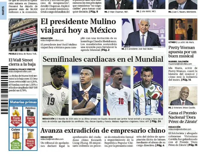 Portada del 14 de julio de 2026