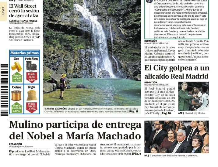 Portada del 11 de diciembre de 2025