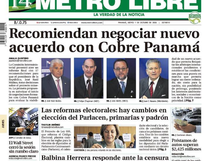 Portada del 1 de octubre de 2026