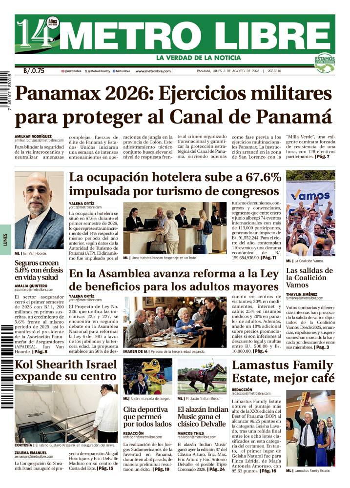 Portada del 3 de agosto de 2026