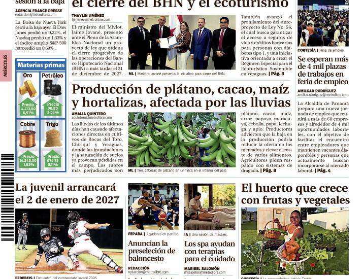 Portada del 19 de agosto de 2026