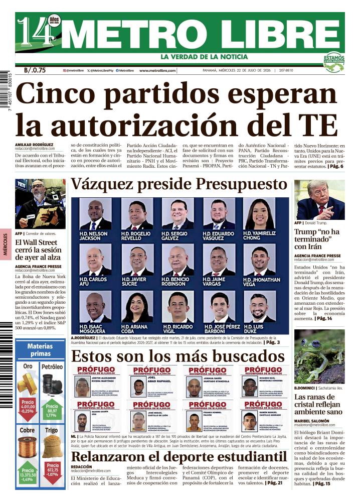 Portada del 22 de julio de 2026