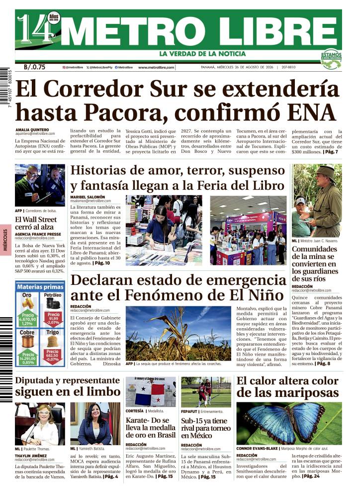 Portada del 26 de agosto de 2026