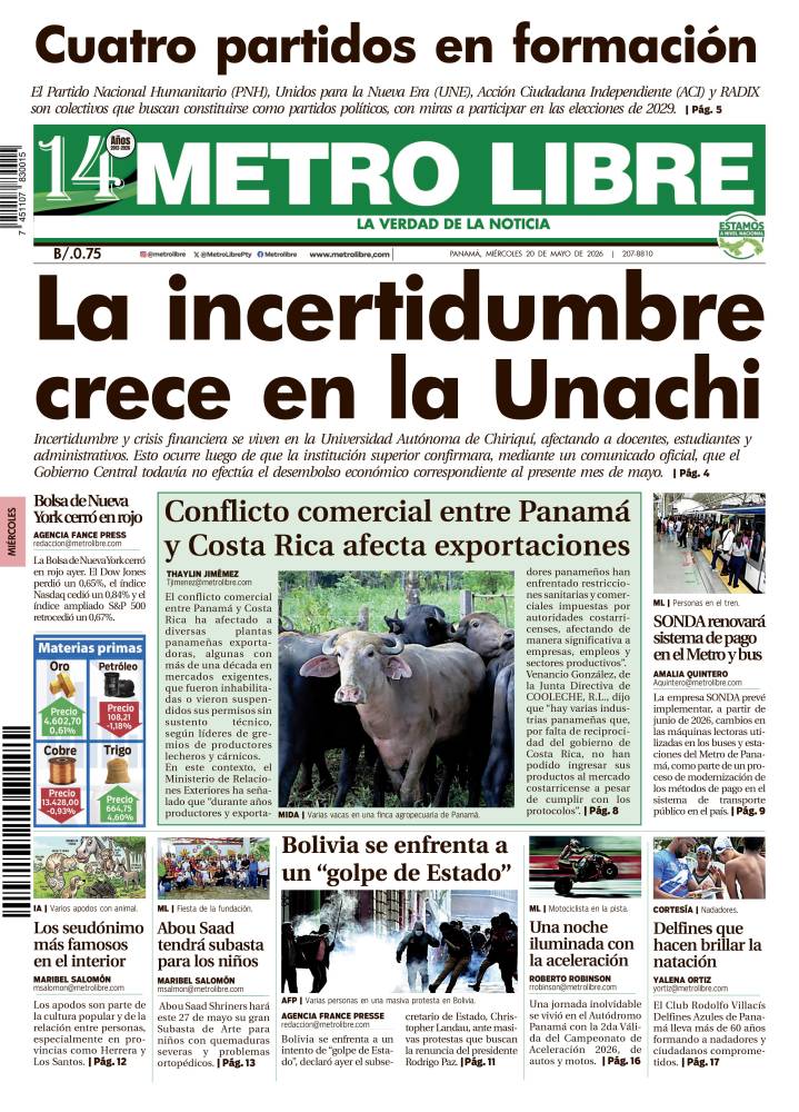 Portada del 20 de mayo de 2026