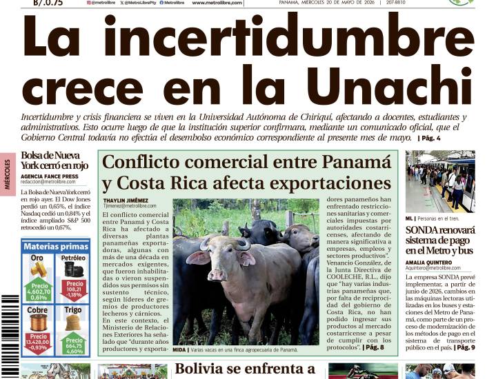 Portada del 20 de mayo de 2026
