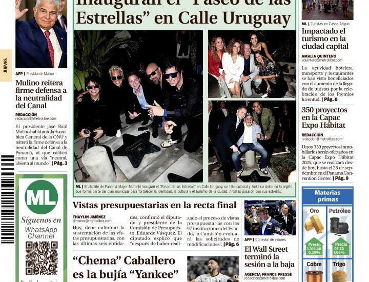 Portada del 25 de septiembre de 2025