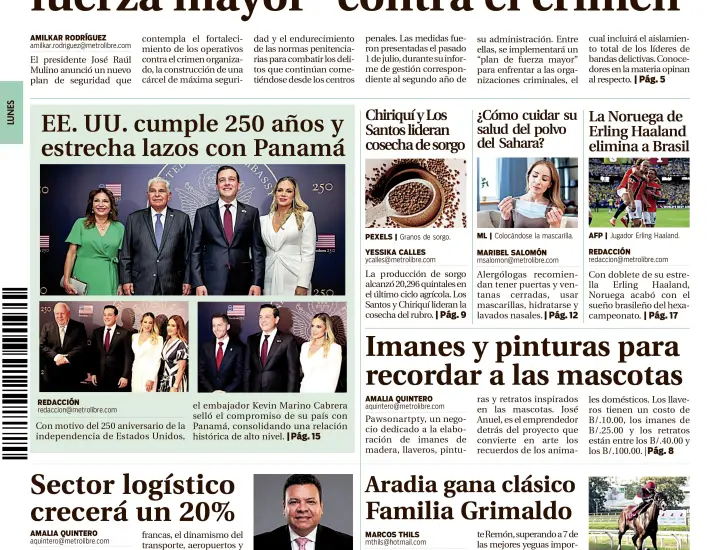 Portada del 6 de julio de 2026