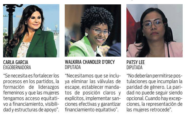 $!Mujeres piden que se cumpla con la paridad en las postulaciones