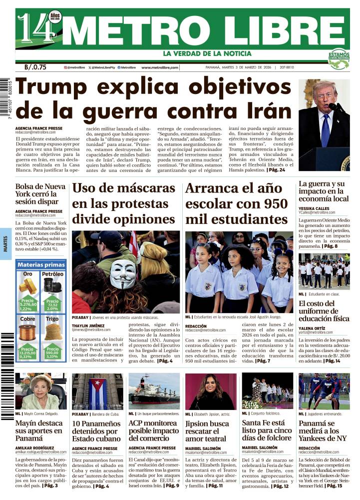 Portada del 3 de marzo de 2026