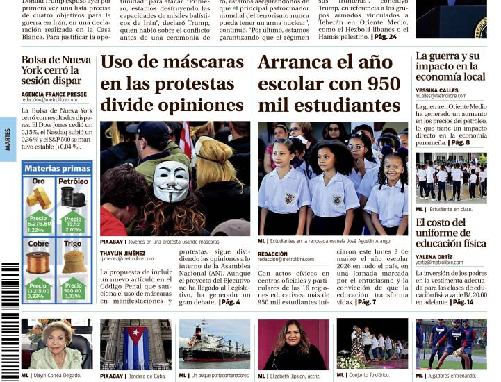 Portada del 3 de marzo de 2026