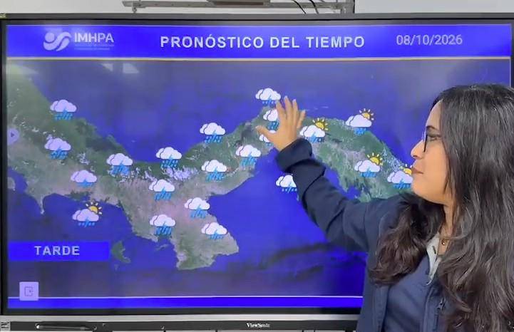 Lluvias y tormentas eléctricas se esperan este jueves en varias regiones del país