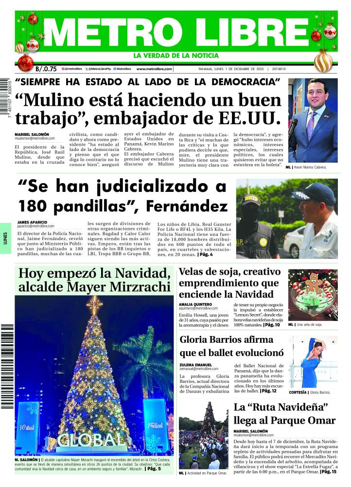 Portada del 1 de diciembre de 2025