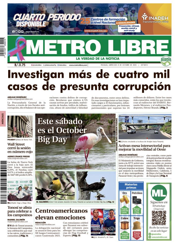 Portada del 8 de octubre de 2025