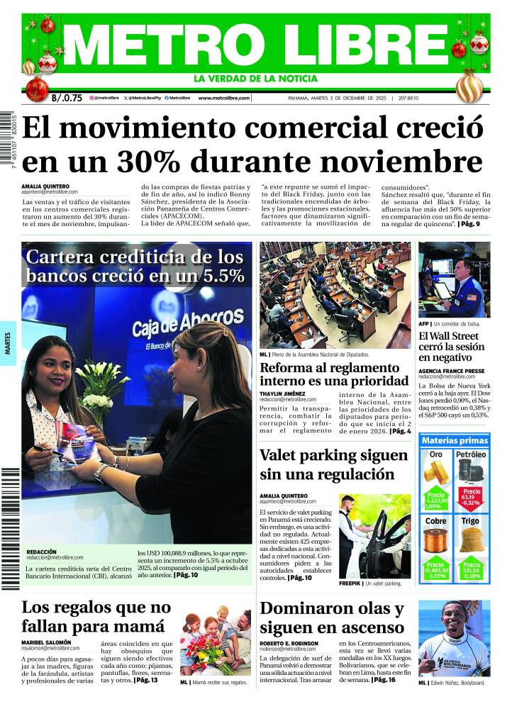 Portada del 2 de diciembre de 2025