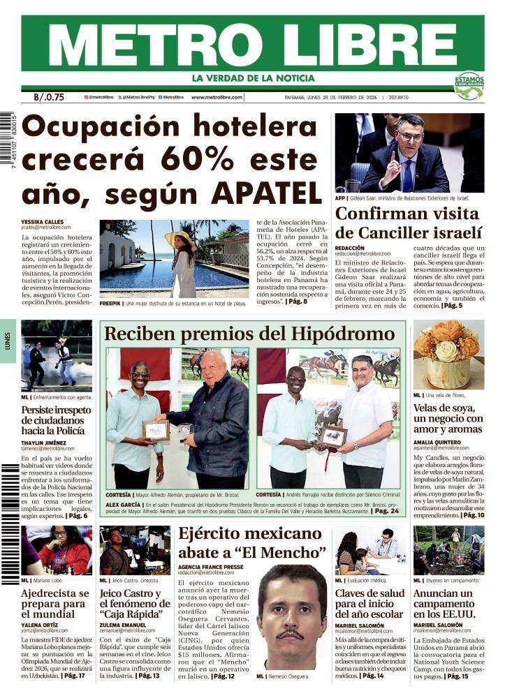 Portada del 23 de febrero de 2026