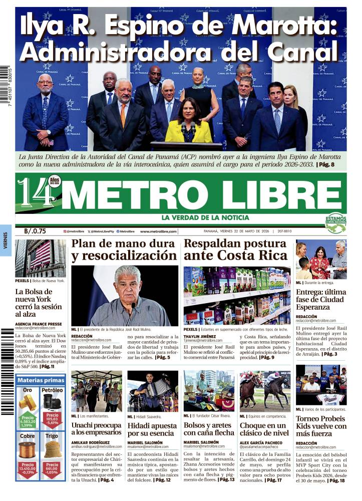 Portada del 22 de mayo de 2026