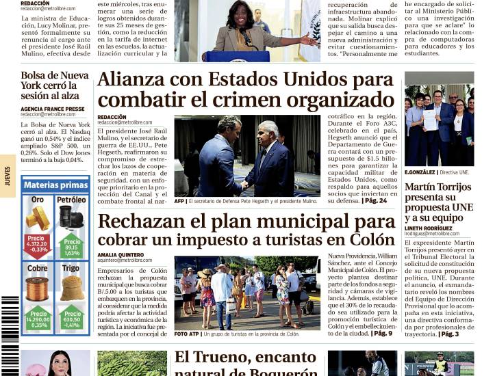Portada del 13 de agosto de 2026