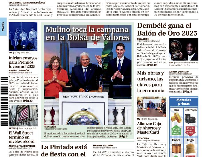 Portada del 23 de septiembre de 2025